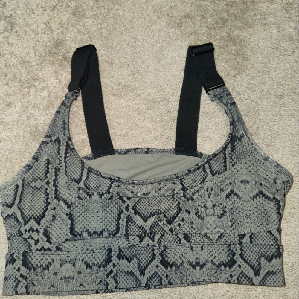 Varley Snakeprint Sports Bra